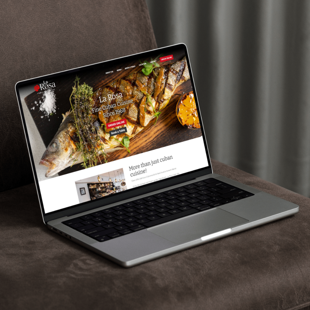 La Rosa Fine Cuban: Website